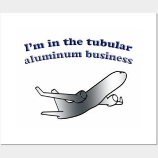 Airline Industry - Tubular Aluminum Business Posters and Art